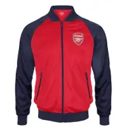 Arsenal FC Mens Jacket Track Top Retro OFFICIAL Football Gift Red XL