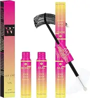 Lash Bond and Seal 10ml Cluster Lash Glue for Individual Clusters Lashes DIY Eyelash Extensions Long Lasting Strong Hold Waterproof 72-96 Hours 2 in 1 Lash Clusters at Home by W