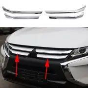 For Mitsubishi Eclipse Cross 2018-2021 Chrome Front Grille Protect Strip Trim (for: Mitsubishi)