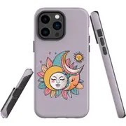 For iPhone 14 Pro Max Tough Protective Cover, Sleeping Moon