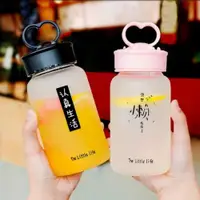 在飛比找ETMall東森購物網優惠-杯子女學生韓版可愛玻璃杯抖音網紅水杯夏天便攜森系創意潮流水瓶
