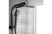 Cefito 8'' Rain Shower Head Set Handheld Square High Pressure Black
