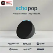 Echo Pop | Full Sound Compact Wi-Fi and Bluetooth Smart Speaker with Alexa | Cha