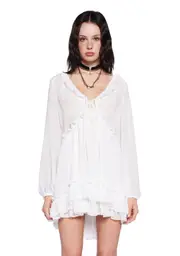 [Current Mood] Sunset Chaser Babydoll Dress - Off White
