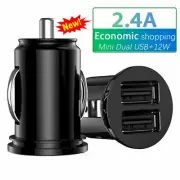 1x USB Dual Charger Car Socket 12V Cigarette Lighter Power Adapter Cradles C4U3