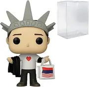 POP TV: Friends - Chandler Bing in New York Funko Vinyl Figure (Bundled with Compatible Box Protector Case), Multicolored, 3.75 inches