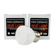 Vg Mini Ceramic Heat Lamp Reptile Heat Globe E27 - 3 Sizes