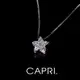 『CAPRI』精鍍白K金鑲CZ鑽 星星項鍊 (5折)