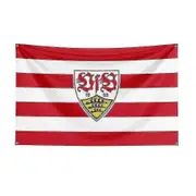 3x5 Vfb Stuttgart Flag Polyester Printed Racing Sport Banner For Decor E 90 x 150cm
