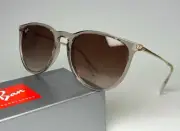Brand New RAY-BAN Sunglasses RB4171 Erika Round Brown Gradient 54-145 Authentic
