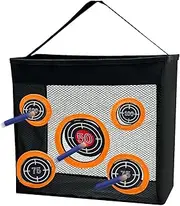 Portable Shooting Practice Target Bag Storage Mesh Bag Target Toy Compatible with Nerf Darts for Kids 6+