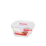 Lock & Lock Square Glass Container 300mL
