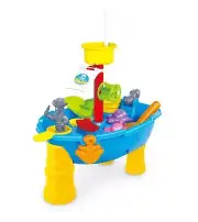 Pirate Ship Modelled, Sand and Water Table with 24 Accessories