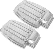 FONDOTIN 1 Pair Lifting Wheelchair Footplates Heavy Duty Footrest Pads for Seniors Disabled Wheelchair Accessories Slip Design for Enhanced Comfort Mobility