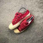 匡威 CONVERSE CHUCK 70 HERITAGE COURT 低幫健身房紅色 37 碼 B1-18