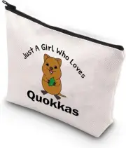 Quokka Makeup Bag Quokka Lover Gift Australian Wildlife Gift Just A Girl Who