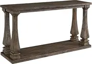 [Signature Design by Ashley] Johnelle Console Table, Weathered Gray Wood