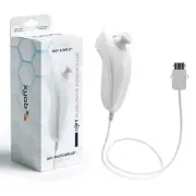 XYAB Wired Nunchuck / Nunchuk Controller for Wii/Wii U – White Motion Remote New