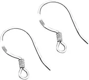 10 Pairs 925 Sterling Silver French Wire Earring Hooks Fish Hook Earrings Sterling Silver Earwires for DIY Jewelry Customize Making for DIY Jewelry Customize Making