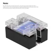 Solid State Relay Single Phase Clear Plastic Cover XRE‑1 Electronic Components