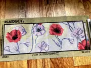 Margot "L'Air du Printemps II"" #62.222, 21" X 7"", 13 colors, + wool yarn