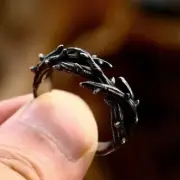 Fashion Ring Titanium Tree Branch Thorn Hip Hop Cool Stainless Steel Men Gift Au