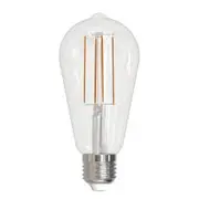 Eglo 7.5W E27 LED Dimmable ST64 Pear Globe - Clear