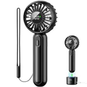 Handheld Fan with Charging Base, 3 Speeds Portable Fan with ...