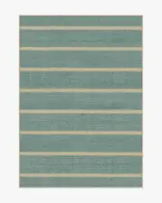150' x 215' | Machine Washable Runner Rug | Kid & Pet Friendly | Indoor Rug | Malibu Blue Re-Jute Rug by Gray Malin | Ruggable