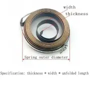 Clockwork springs Volute Spiral Spring milling/drilling machine spring 6mm~30mm