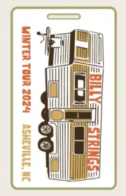 Billy Strings Luggage Tag Asheville, NC 2024 Ryan Duggan
