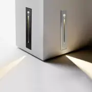 Outdoor/Indoor LED Foot Stair Wall Lamp Motion Sensor Dusk to Dawn Night Light
