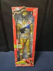 2015 Ban Dai Super Charge Dino Drive Gold Power Ranger Titan Action Figure 12"