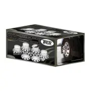 THUB-C1 Complete Axle Cover Kit with Removable Hubcaps & 33mm Threaded Nut Cover