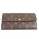 【9成新】Louis Vuitton LV M61734 Monagram 扣式拉鍊袋長夾 熱賣款現金價$15,800