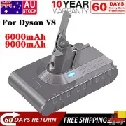 9000mAh for Dyson V8 Battery 6.0Ah Animal Absolute SV10 Motorhead Vacuum Cleaner