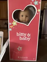 American Girl Doll Bitty Baby Bundle with Bottle Time Set And NIB Bedtime Set