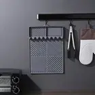 Bbq Side Table Organizer Griddle Spatula Mat Silicone with Drip Pad