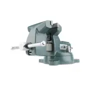 Wilton Mechanics Vises, 4 Inches Jaw, 3-7/16 Inches Throat, Swivel Base