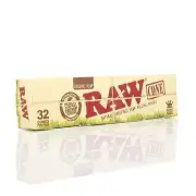 RAW Organic Pre-Rolled Kingsize Cone 32 Pack x 10