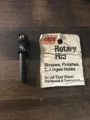 Vintage ARCO Rotary File for Electric Drills #311 to 320 Shapes Finishes