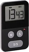 Avanti Digital Kitchen Timer with Light, Black