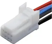 4 8 12 16 24 32 40 Pin AMP 0.7MM Auto Navigation Reversing Mirror Audio Vehicle Central Control Plug Connector Wiring Harness (Color : 8P Female, Size : 1Pc)