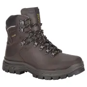 Grisport Denali Mid Waterproof Mens Hiking Boots - Dark Chocolate - US7.5 / EU40