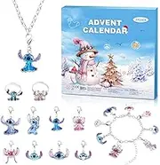 Christmas Advent Calendar 2025 for Girls Boys with 24 Days Unique Gift Countdown Calendar Blind Box DIY Creative Charm Pendant Bracelet Necklace