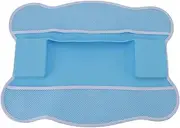 Bathtub Toy Storage Shelf with Guard, Organizer with Suction Cups,Toddler Friendly Bath Tub,Mesh Pockets Toy Holder & Water Barrier