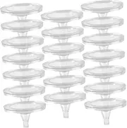 20pcs Crystal Ball Stands Crystal Ball Base Plastic Sphere Holder for Decorative Fountain Fish Tank