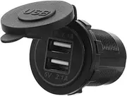 PRETYZOOM Dual USB Fast Charging Adapter for Motorcycle and Use Multifunctional Car Phone Charger with for Convenient Navigation and Quick Charging