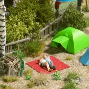 Busch HO 1:87 - 79820 - Action Set: Tent romance