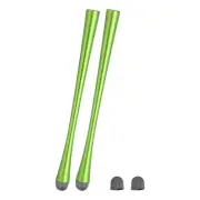 2 Pcs Slim Waist Stylus Pen for Touch Screen, Universal Capacitive Stylus, Green